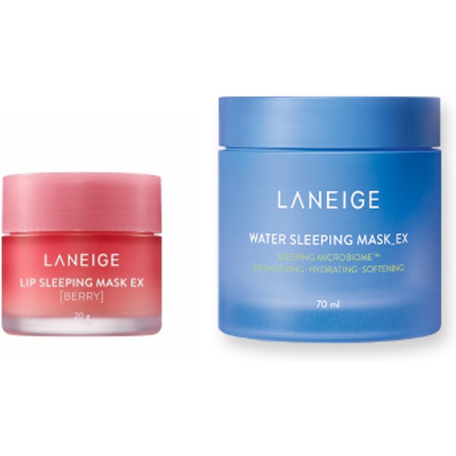 LANEIGE - Lip Sleeping Mask EX - 20g - Berry (1ea) + Water Sleeping Mask EX - 70ml (1ea) Set