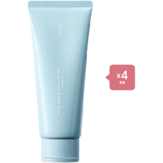 LANEIGE Water Bank Blue Hyaluronic Cleansing Foam - 150g (4ea) Set