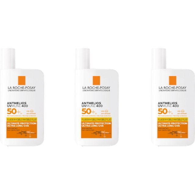 La Roche Posay Anthelios UVmune 400 Invisible Fluid SPF50+ - 50ml (3ea) set