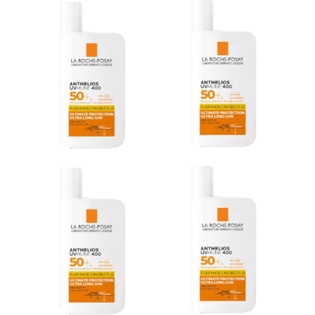 La Roche Posay Anthelios UVmune 400 Invisible Fluid SPF50+ - 50ml (4ea) set