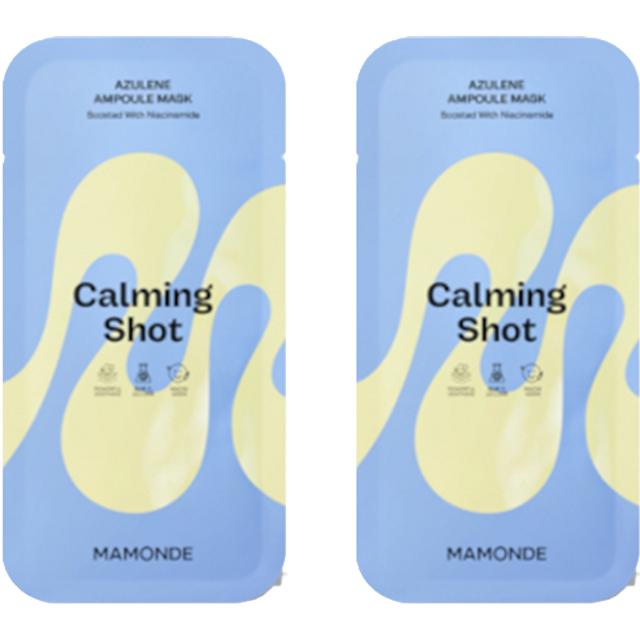 Mamonde - Calming Shot Azulene Ampoule Mask - 23ml (2ea) Set