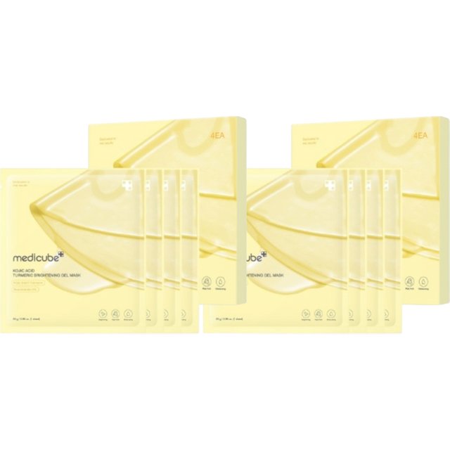 medicube - Kojic Acid Turmeric Brightening Gel Mask - 28g*4ea (2ea) Set