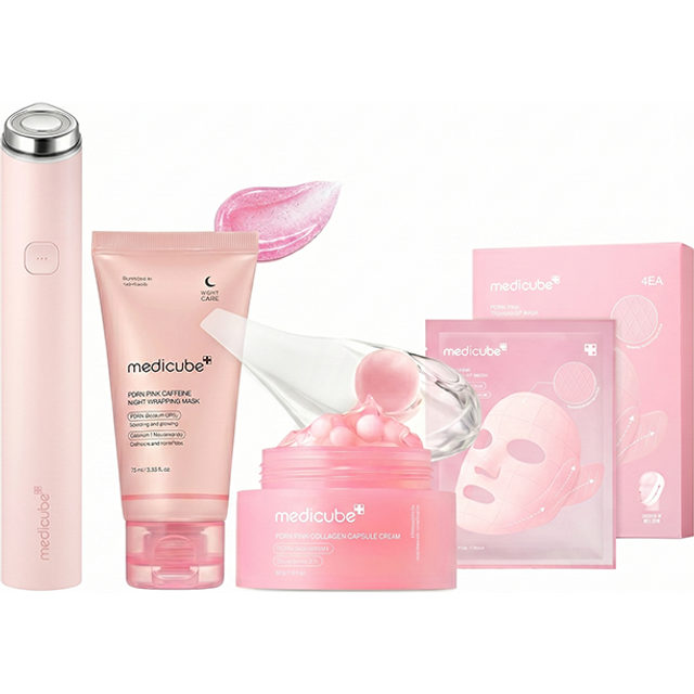 medicube - Booster Pro Mini Plus New PDRN Set - Pink
