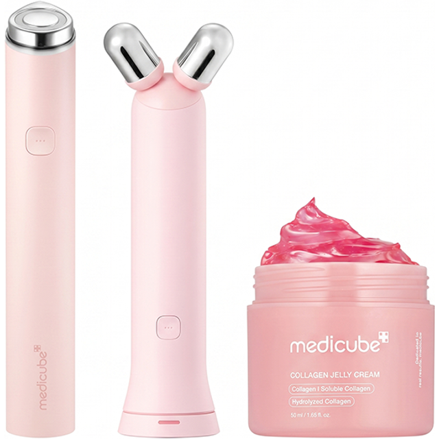 medicube - Rolling and Firming Care Essential Set - Pink