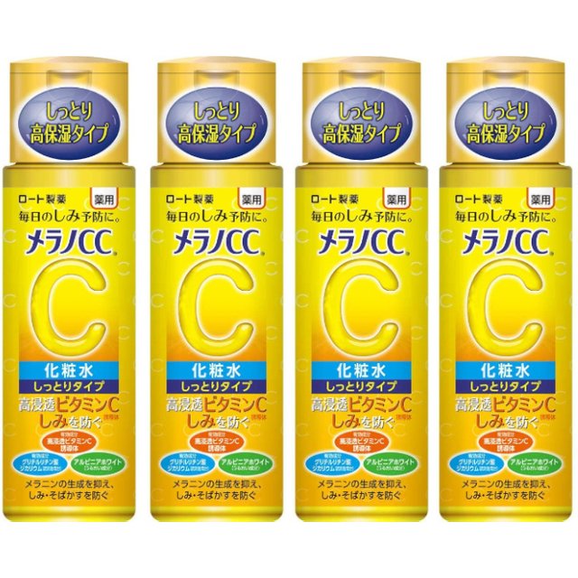 Rohto Mentholatum - Melano CC Brightening Lotion (Japan Version) - Rich - 170ml (4ea) Set