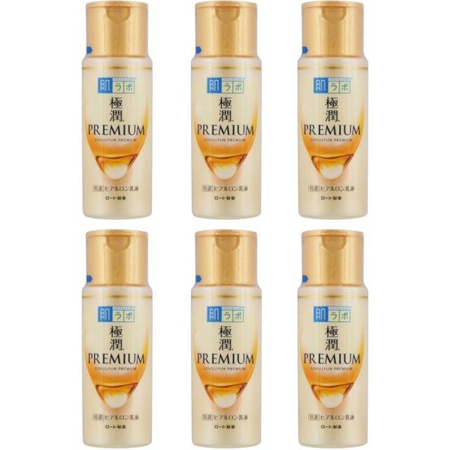 Rohto Mentholatum - Hada Labo Gokujyun Premium Hydrating Milk - 140ml (6ea) Set