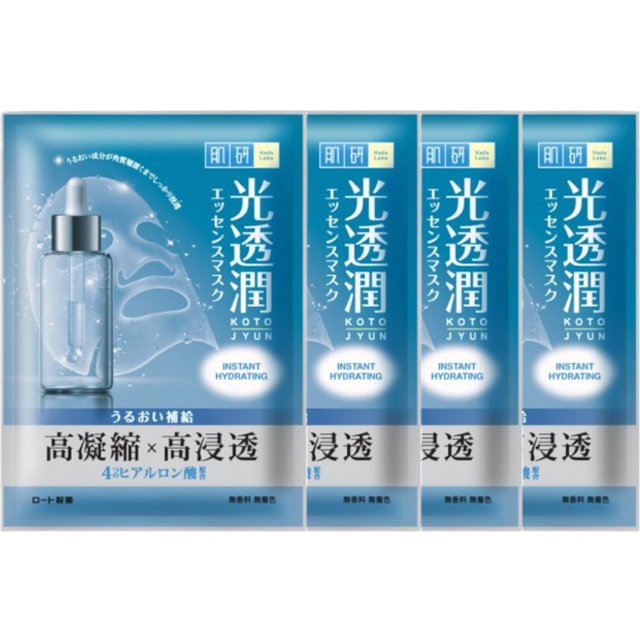 Rohto Mentholatum - Hada Labo Instant Hydrating Kotojyun Mask (4ea)