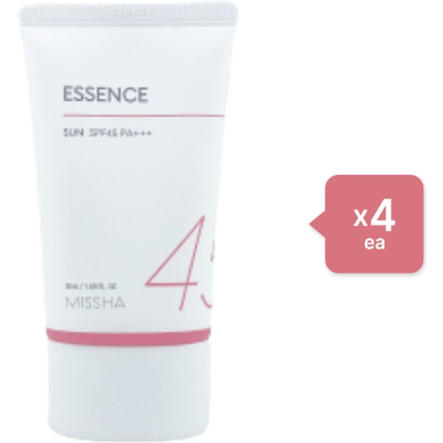 MISSHA All Around Safe Block Essence Sun SPF45 PA+++ - 50ml (4ea) Set (New)