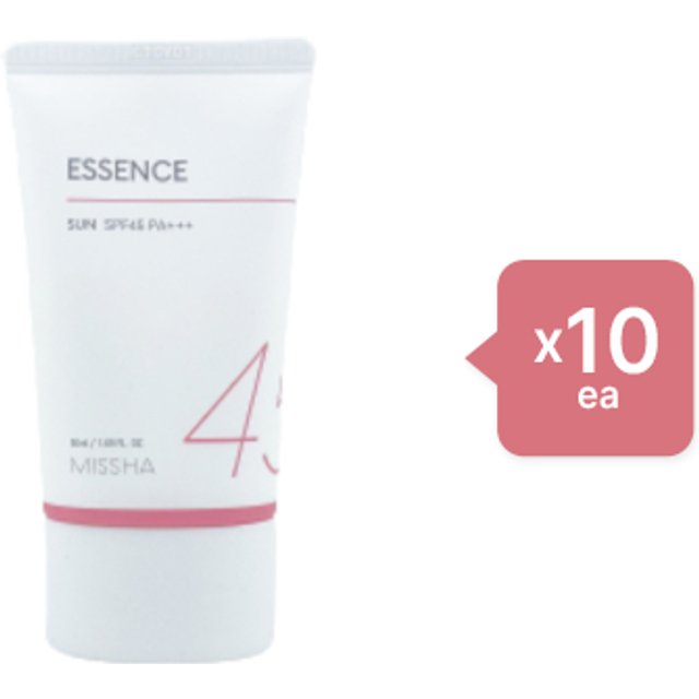 MISSHA All Around Safe Block Essence Sun SPF45 PA+++ - 50ml (10ea) Set