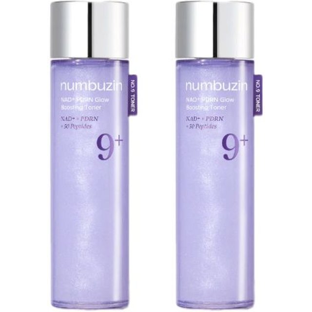 numbuzin - No.9+ NAD+ PDRN Glow Boosting Toner - 150ml (2ea) Set