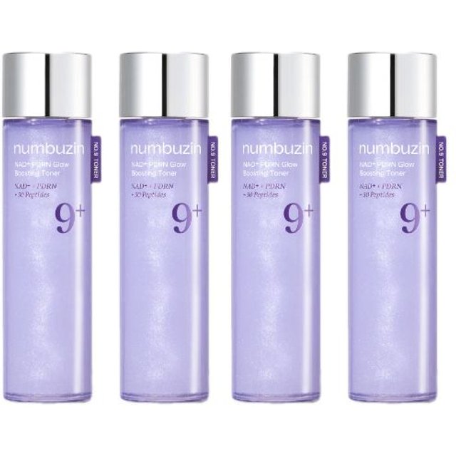 numbuzin - No.9+ NAD+ PDRN Glow Boosting Toner - 150ml (4ea) Set