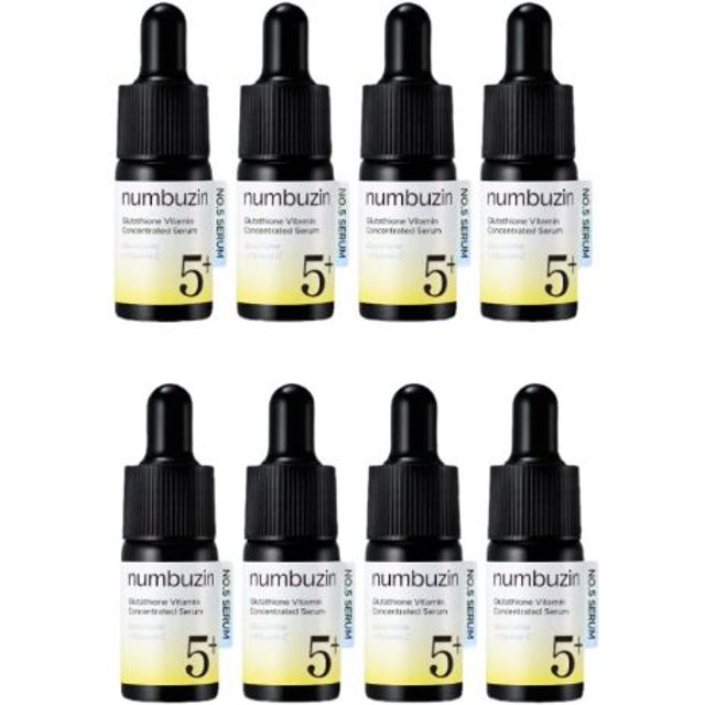numbuzin - No.5+ Glutathione Vitamin Concentrated Serum - 10ml (8ea) Set
