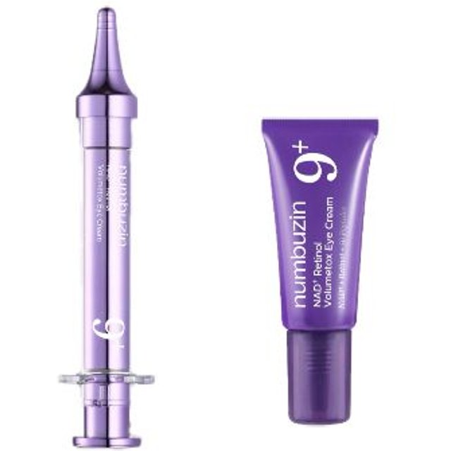 numbuzin - No.9 NAD+ Retinol Volumetox Eye Cream - 10ml (1ea) & 5ml (1ea) Set