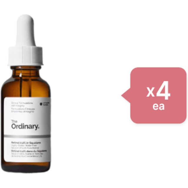 The Ordinary - Retinol 0.2% in Squalane - 30ml (4ea) Set