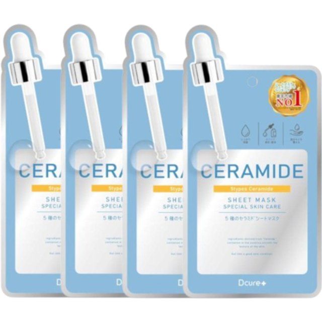 Picomonte - Dcure+ Ceramide Face Mask - 1 pc (4ea)