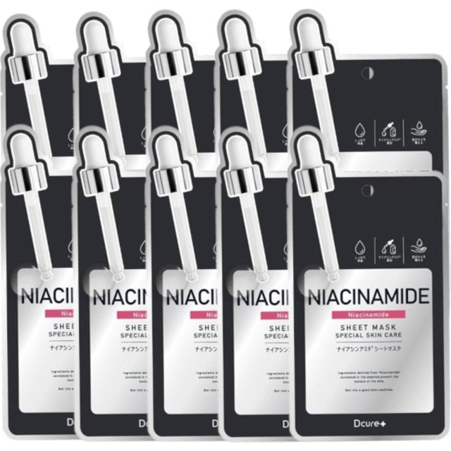Picomonte - Dcure+ Niacinamide Face Mask - 1 pc (10ea)