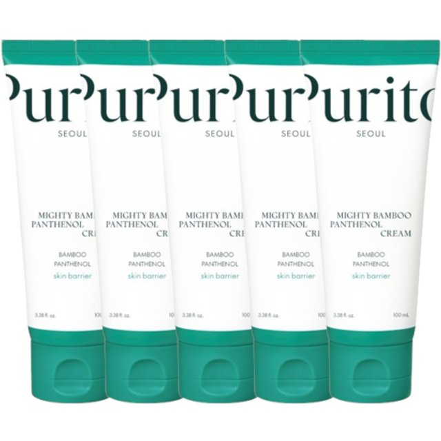 Purito SEOUL - Mighty Bamboo Panthenol Cream - 100ml (5ea) Set