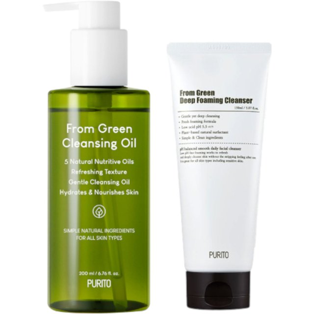 Purito SEOUL From Green Double Cleansing Set