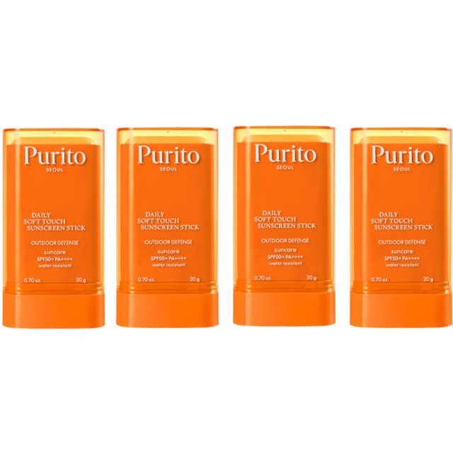Purito SEOUL - Daily Soft Touch Sunscreen Stick SPF50+ PA++++ - 20g (4ea) Set