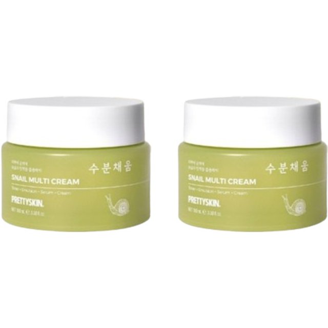 PRETTYSKIN - Snail Multi Cream - 100ml (2ea) Set