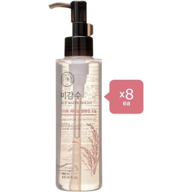 THE FACE SHOP - Rice Water Bright Light Cleansing Oil - 150ml (8ea) Set