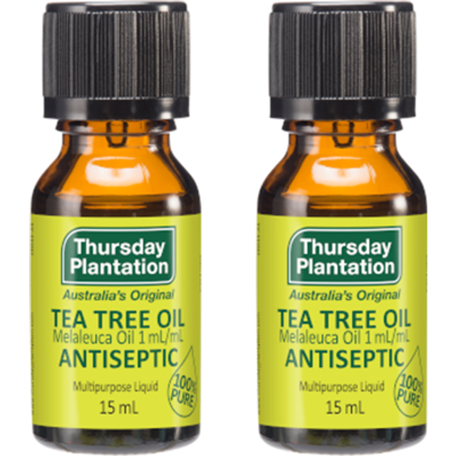 Thursday Plantation - 100% Pure Tea Tree Oil - 15ml Duo Set