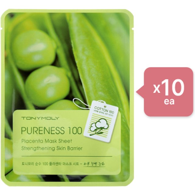 TONYMOLY - Pureness 100 Mask Sheet - Placenta (10ea) Set