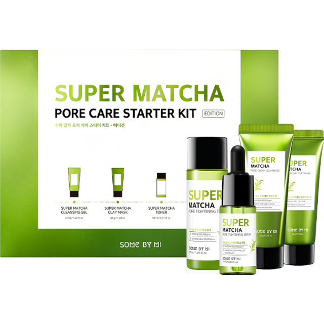 SOME BY MI - Super Matcha Pore Care Starter Kit (Edition) - 1set(4items)
