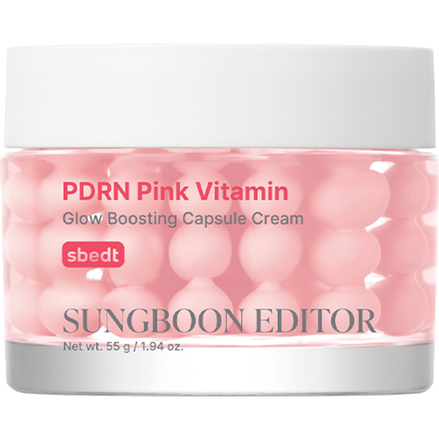 SUNGBOON EDITOR - PDRN Pink Vitamin Glow Boosting Capsule Cream - 55g