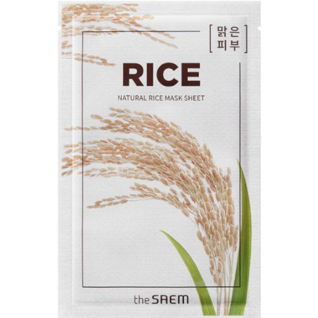 The Saem - Natural Mask Sheet - Rice - 1pc