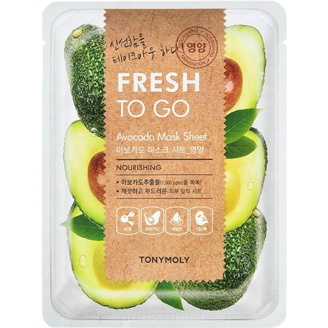 TONYMOLY - Fresh To Go Mask Sheet - AVOCADO - 1stück