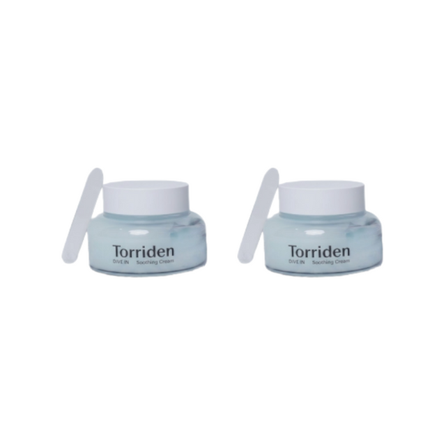 Torriden - DIVE-IN Low Molecular Hyaluronic Acid Soothing Cream - 100ml (2ea) Set