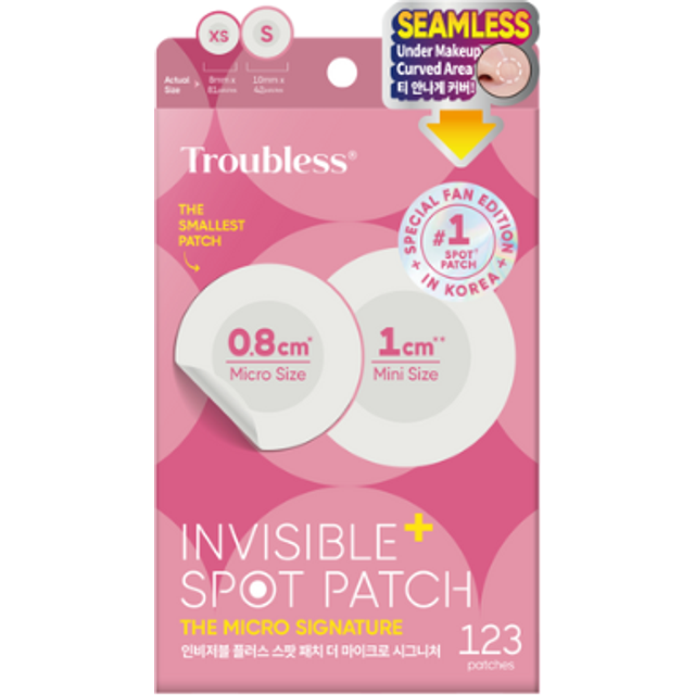 Troubless - Invisible Plus Spot Patch The Micro Signature 123 patches - 123pcs