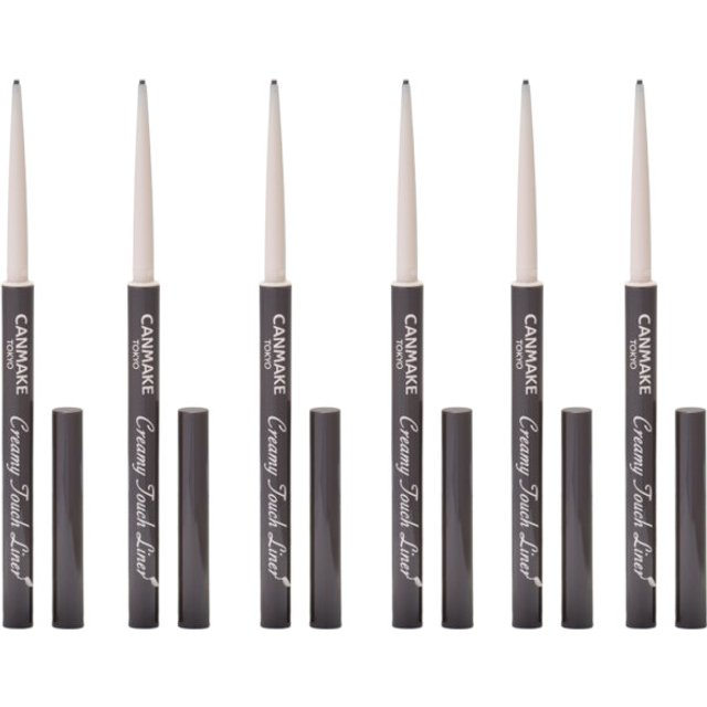 CANMAKE - Creamy Touch Liner - 0.08g - 03 Dark Brown (6ea) Set