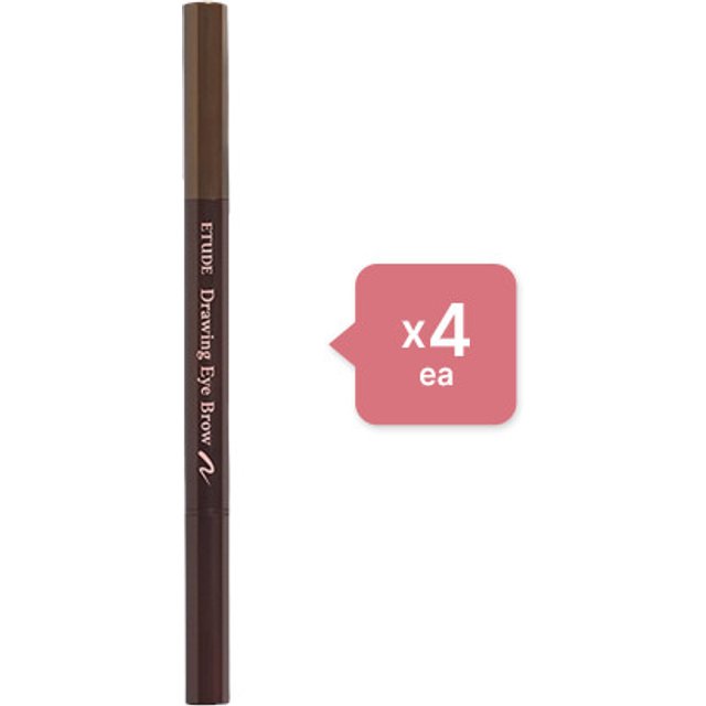 ETUDE - Drawing Eye Brow New - No.06 Ash Brown (4ea) Set