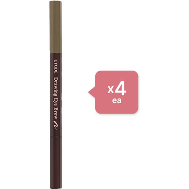 ETUDE - Drawing Eye Brow New - No.07 Light Brown (4ea) Set