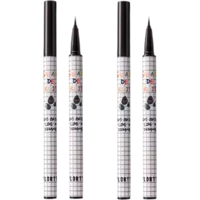 Flortte - Salade De Fruits Liquid Eyeliner - 0.5ml - 01 Sesame (2ea) Set