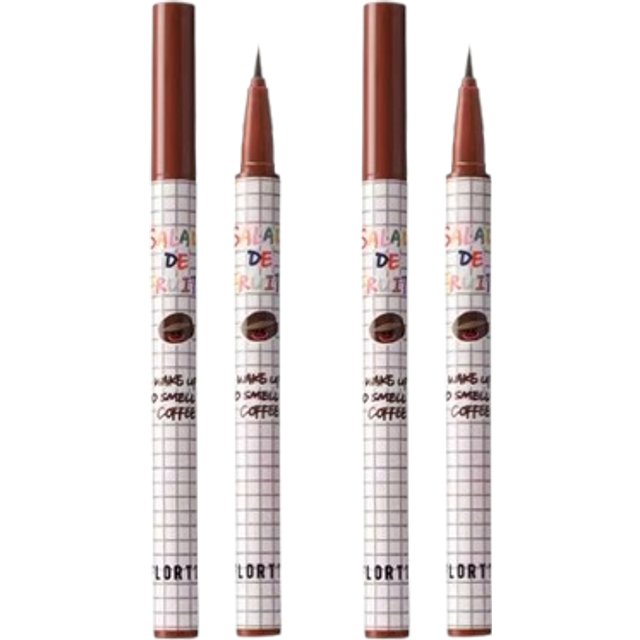 Flortte - Salade De Fruits Liquid Eyeliner - 0.5ml - 02 Coffee (2ea) Set