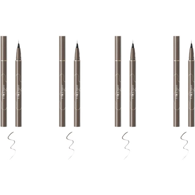 Judydoll - Slim Liquid Eyeliner - 0.5ml - 01 Black (4ea) Set