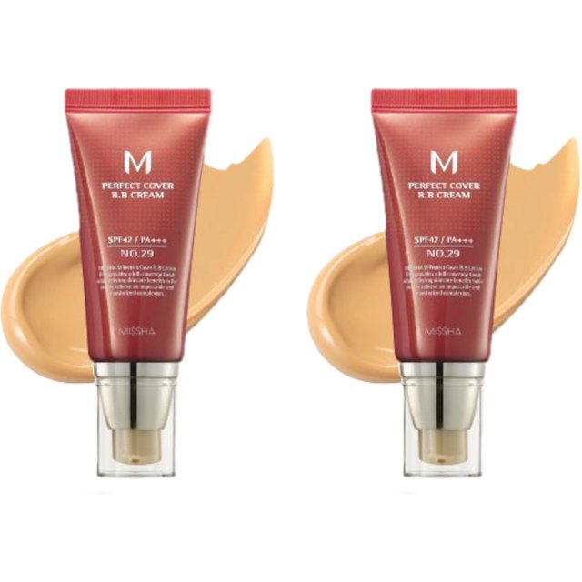 MISSHA - M Perfect Cover BB Cream SPF42 PA+++ - 50ml - #29 Caramel Beige (2ea) Set