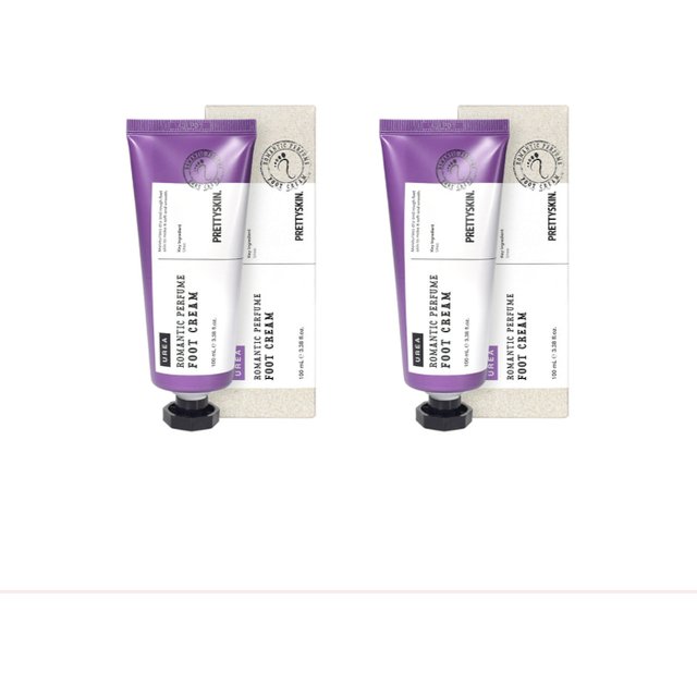 PRETTYSKIN - Romantic Perfume Foot Cream - Urea - 100ml (2ea) Set