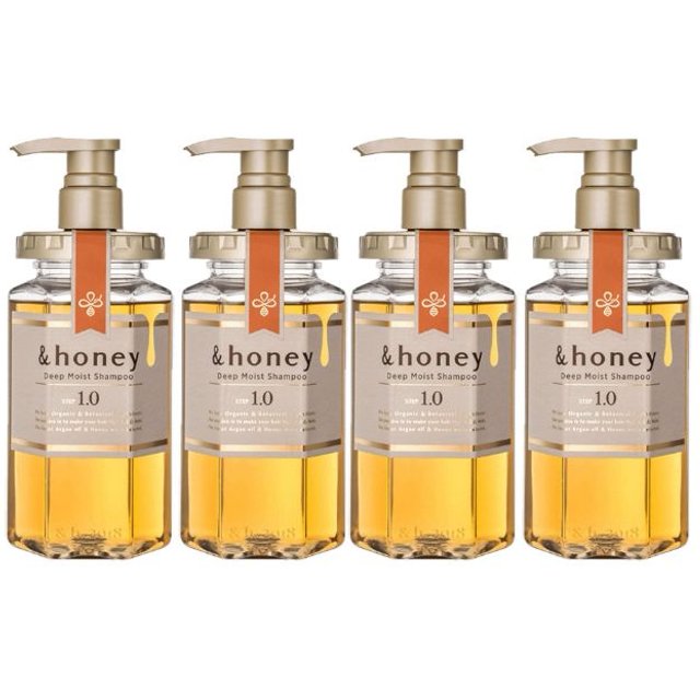 ViCREA - & honey Deep Moist Shampoo Step1.0 - 440ml (4ea) Set
