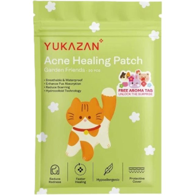YUKAZAN - Hydrocolloid Acne Healing Patch - 20pcs - Savvy Kitty