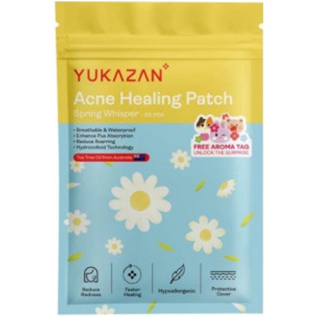 YUKAZAN - Hydrocolloid Acne Healing Patch With Tea Tree Oil - 20pcs - Chamomile