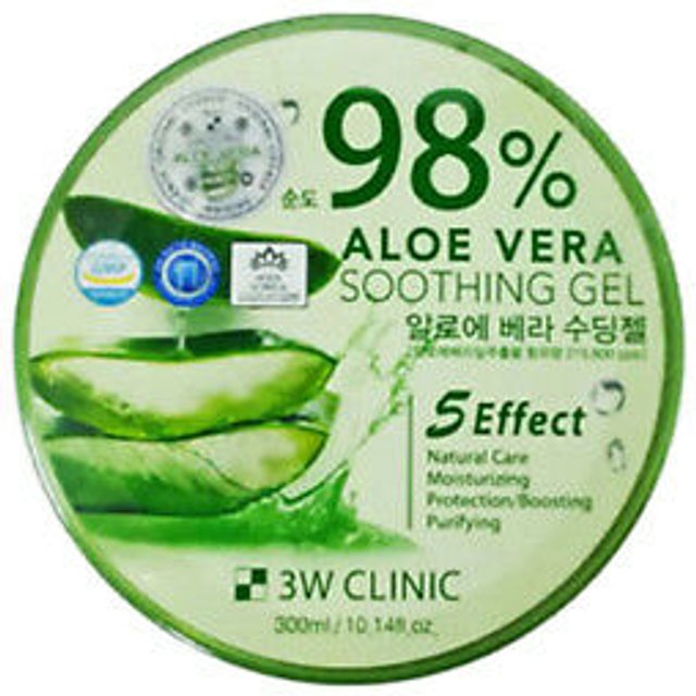 3W Clinic - Aloe Vera Soothing Gel 98% - 300ml