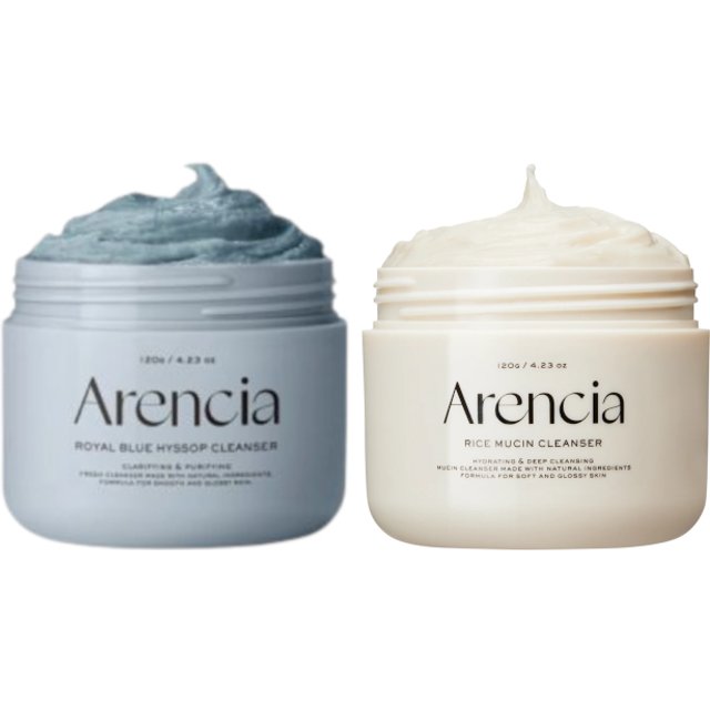 Arencia - Fresh Royal Blue Rice & Rice Mucin Mochi Cleanser - 120g