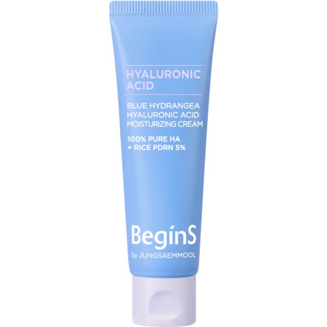 BeginS - Blue Hydrangea Hyaluronic Acid Moisturizing Cream - 50ml