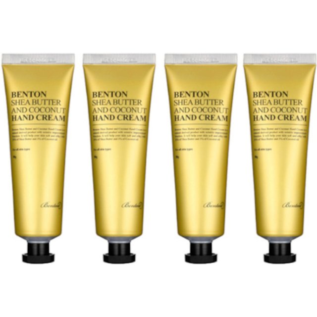 Benton - Shea Butter And Coconut Hand Cream - 50g (4ea) Set
