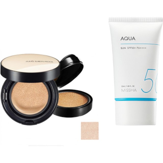 MISSHA - All-Around Safe Block Aqua Sun SPF50+ PA++++ (New version of All-Around Safe Block Aqua Sun Gel ) - 50ml X Jung Saem...