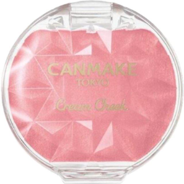 CANMAKE - Cream Cheek Pearl Type - 3.8g - P06 Sweet Coral